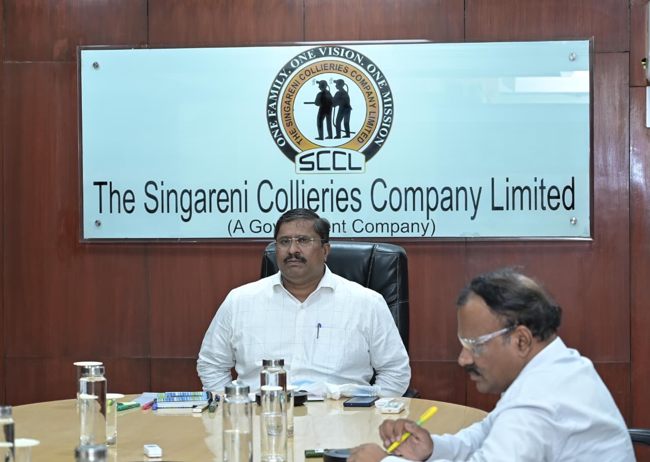 Singareni officials during SCCL-TGGENCO coal supply coordination review on September 29, 2026
