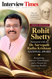 Rohit Shetty Honoured with the Dr. Sarvepalli Radha Krishnan National Award for His Literary Contributions