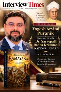 Yogesh Arvind Puranik Honoured with the Dr. Sarvepalli Radha Krishnan National Award for Literature