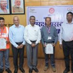 East Coast Railway GM Felicitates Three Employees For Safety Vigilance