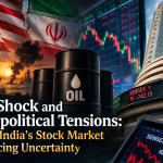 Sensex, Nifty Under Pressure as Crude Oil Prices and US–Iran Tensions Keep Investors Cautious.