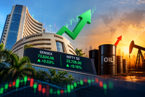 Indian Stock Market Rebounds as IT Shares Rally, but Crude Oil Surge Keeps Investors Cautious