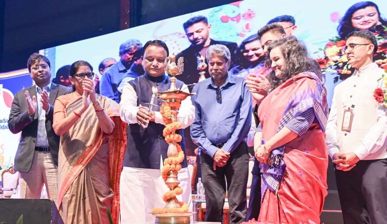 Odisha Chief Minister Mohan Charan Majhi at Odisha Travel Bazaar 2026 in Bhubaneswar as the state highlights ₹11,500 crore in tourism investment proposals